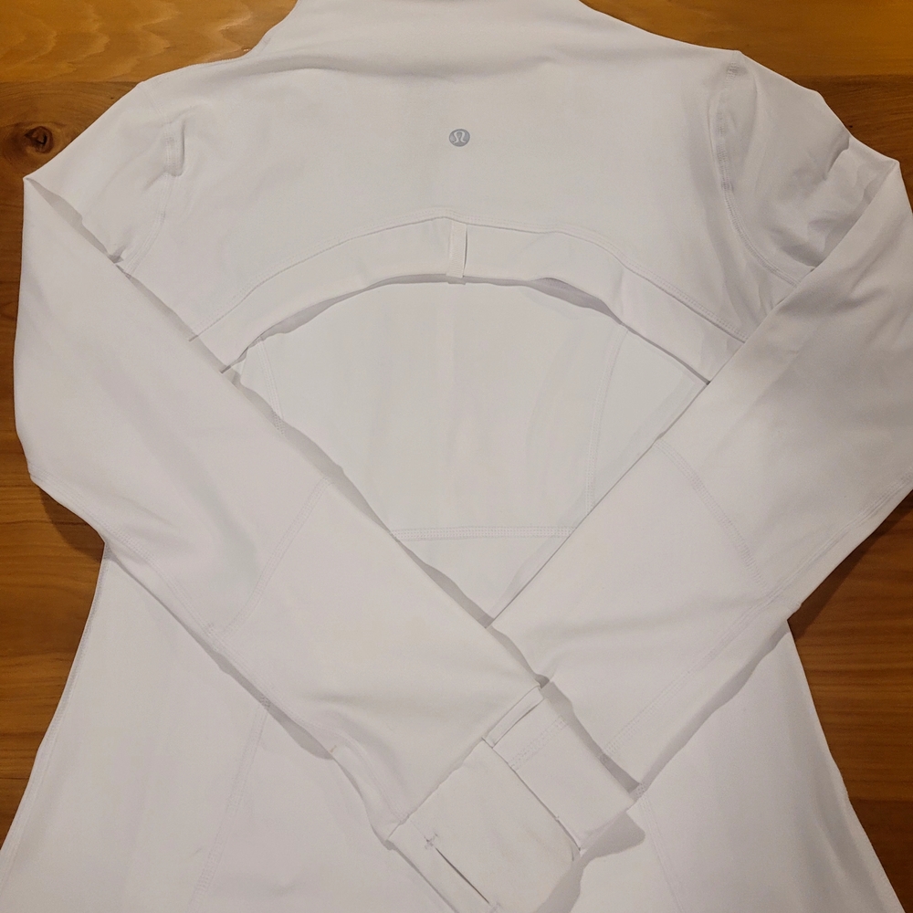 Lululemon Athletica White Define Full Zip Jacket